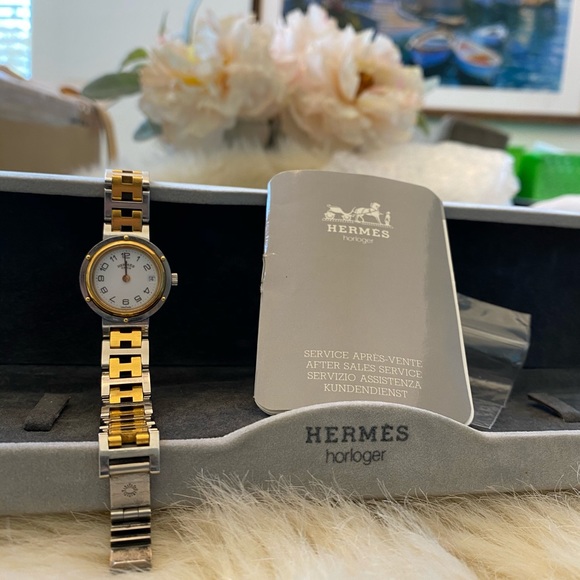 Authentic Hermès clipper watch